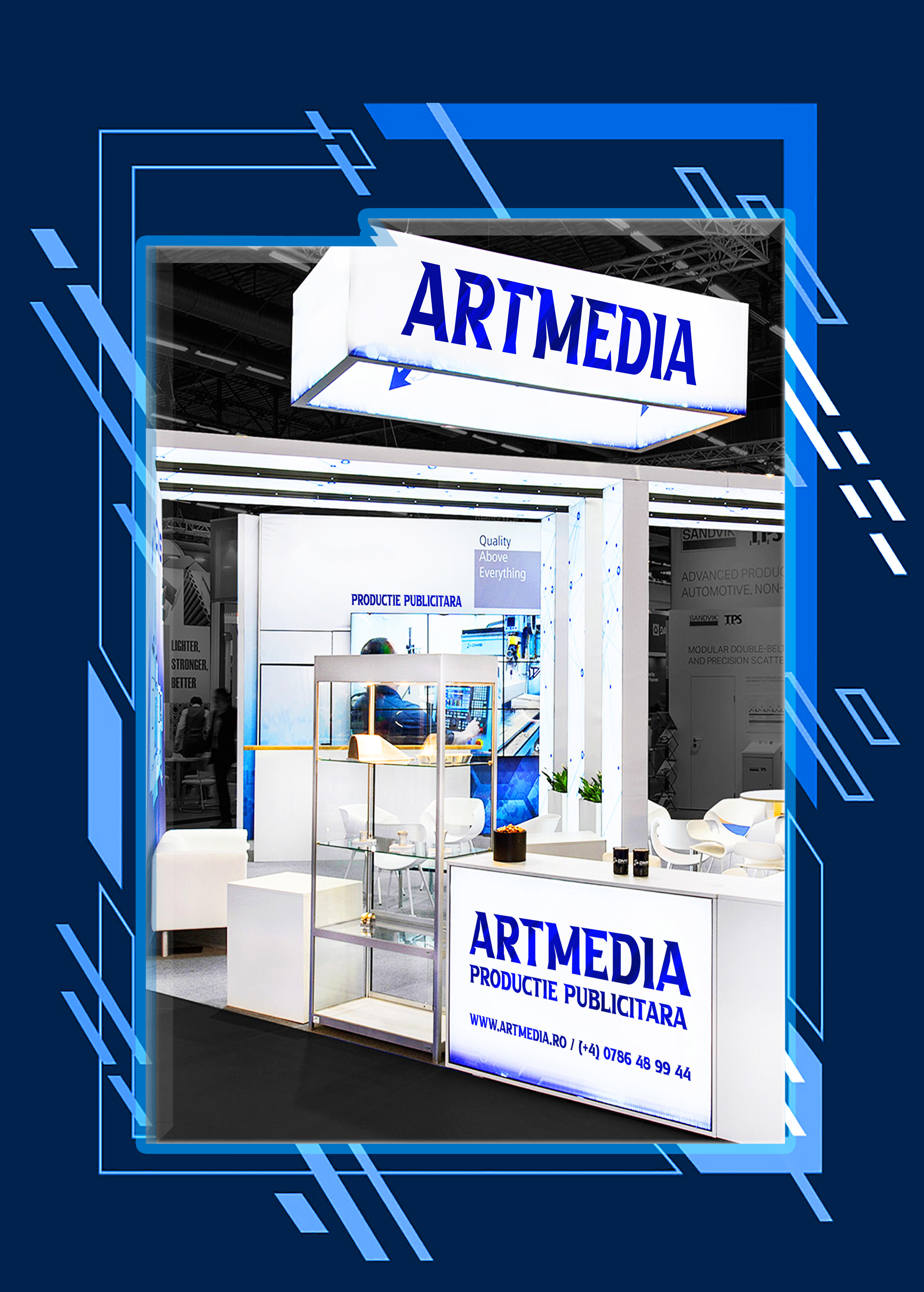 sisteme expozitionale portabile roll up pop up spider